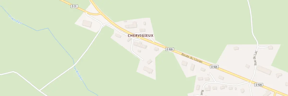 Plan du 41 Rte du Lioran à Ussel