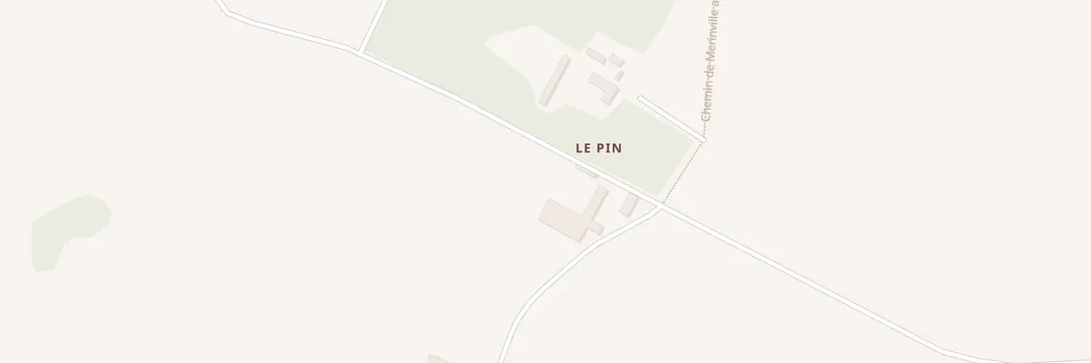 Plan du 1 Ham du Pin à Mérinville