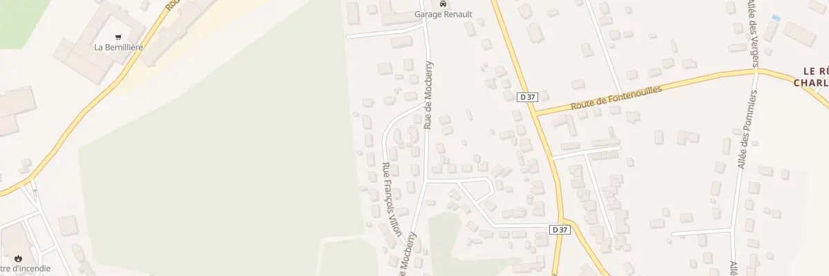 Plan du 292 Rue de Mocberry à Château-Renard