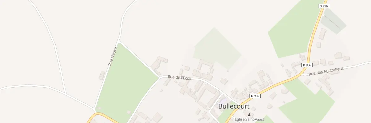 Plan du 13 Rue de l’Ecole à Bullecourt
