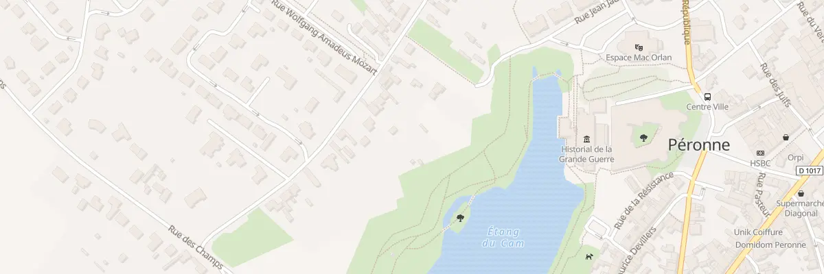 Plan du 55 Rue des Tourelles à Péronne