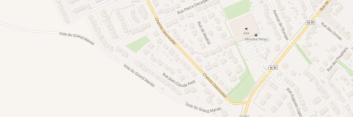 Plan du 672 Rue Desnoullet à Annœullin