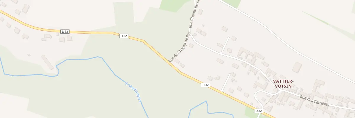 Plan du 32 Rue de la Vallée à Fresnoy-la-Rivière