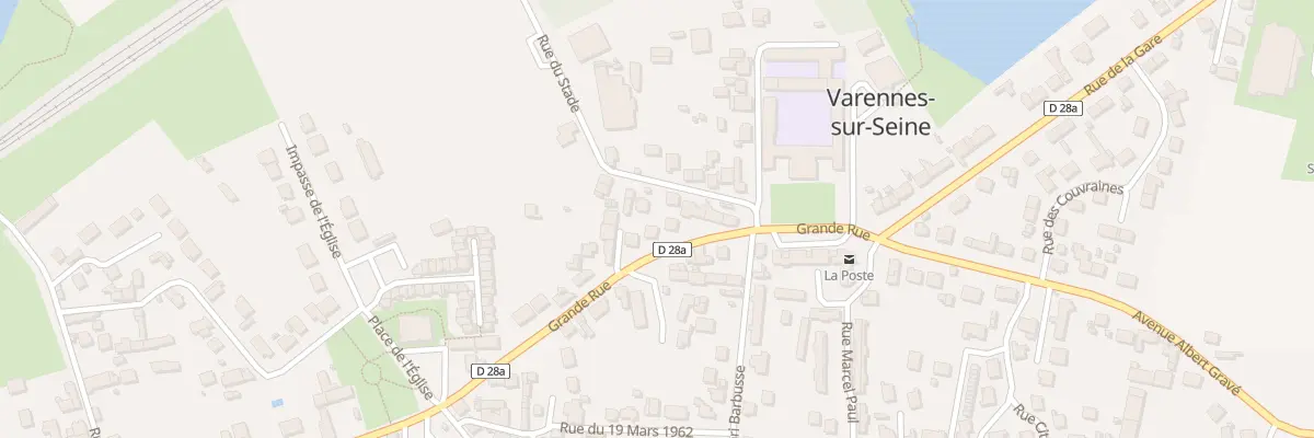 Plan du 8 Rue Grande à Varennes-sur-Seine