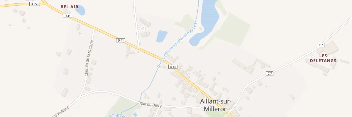 Plan du 5003 Le Bourg à Aillant-sur-Milleron