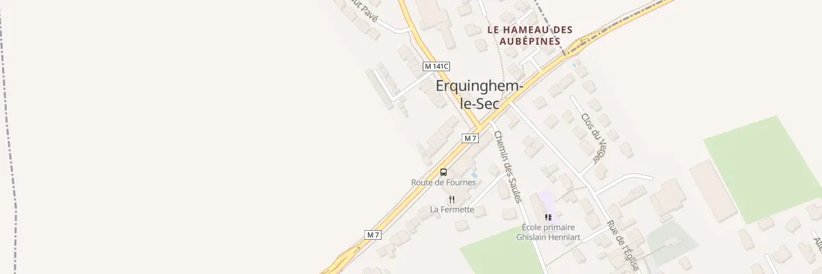 Plan du 116 Rue de Fournes à Erquinghem-le-Sec