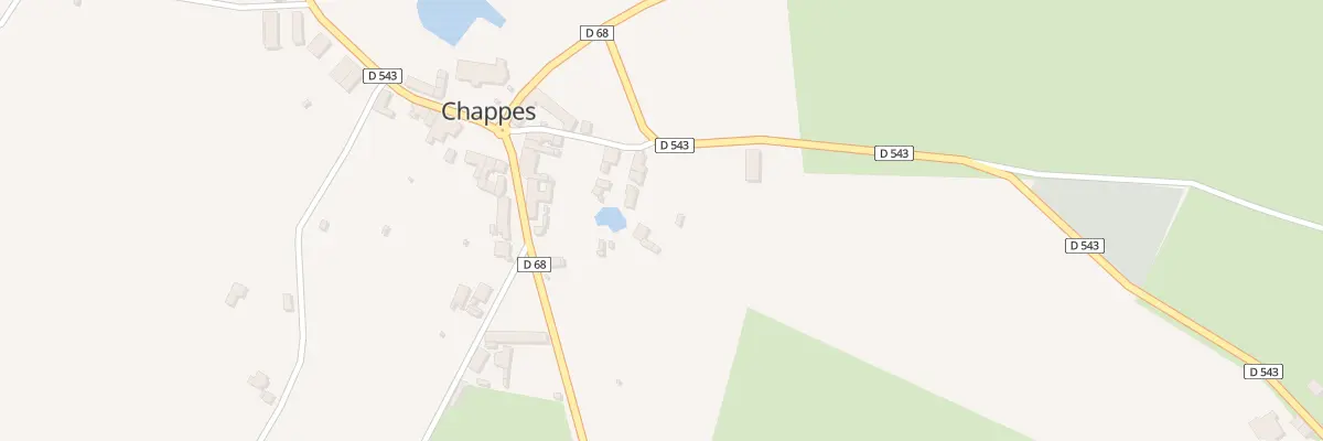 Plan du 8 Rue de la Forge à Chappes