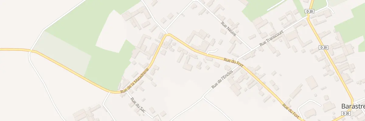 Plan du 21 Rue du Fort à Barastre