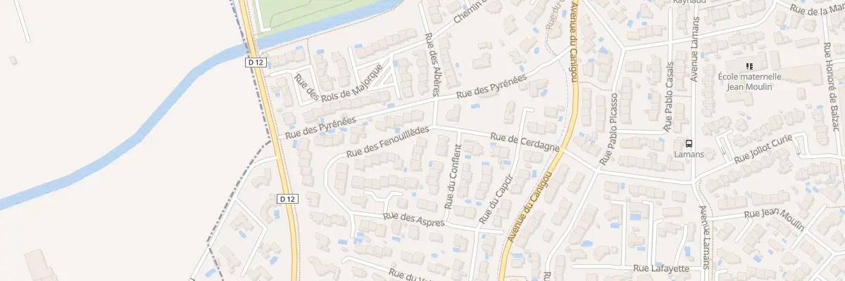 Plan du 1 Rue des Fenouilledes à Bompas