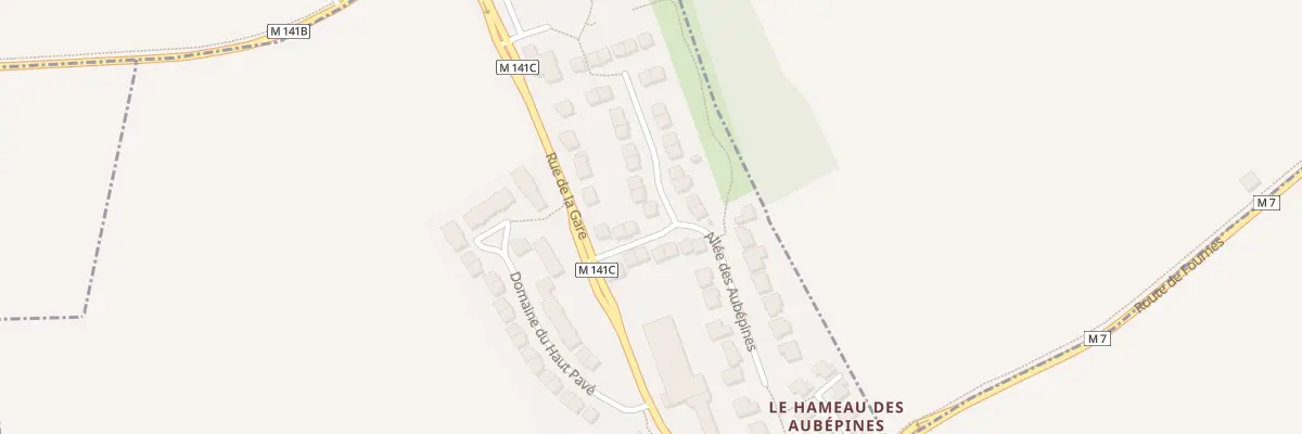 Plan du 91 All des Aulnes à Erquinghem-le-Sec