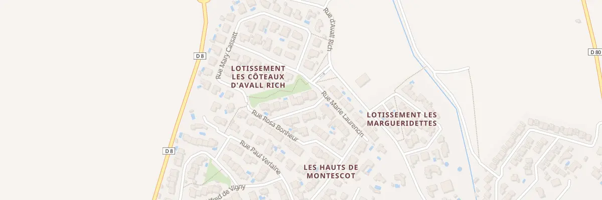 Plan du 5 Rue Berthe Morisot à Montescot