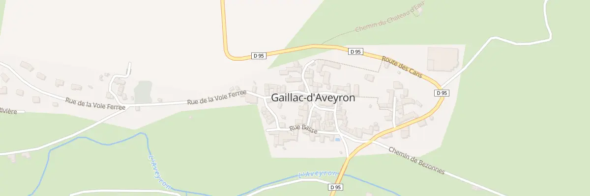Plan du 5033 Gaillac à Gaillac-d’Aveyron