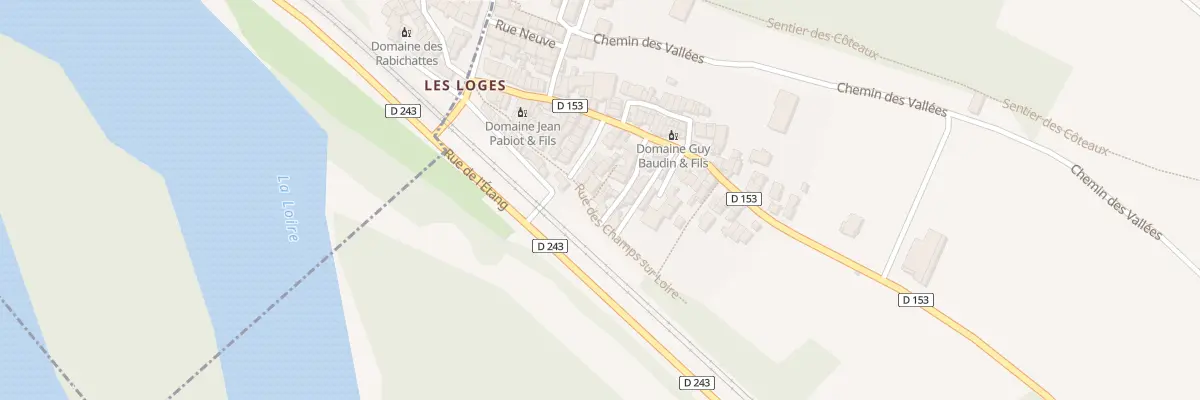 Plan du 5 Rue des Champs sur Loire à Pouilly-sur-Loire