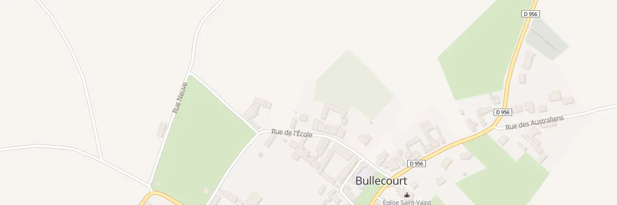 Plan du 11 Rue de l’Ecole à Bullecourt