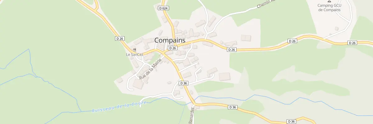Plan du 5231 Le Bourg à Compains