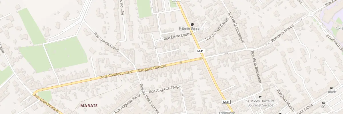 Plan du 12 Rue Jules Guesde à Annœullin