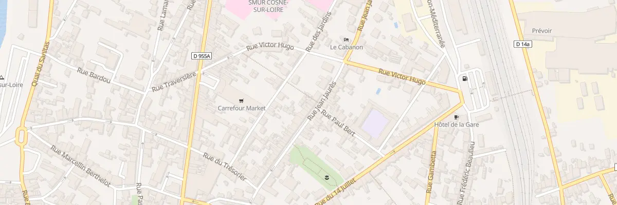 Plan du 67 Rue Jean Jaurès à Cosne-Cours-sur-Loire