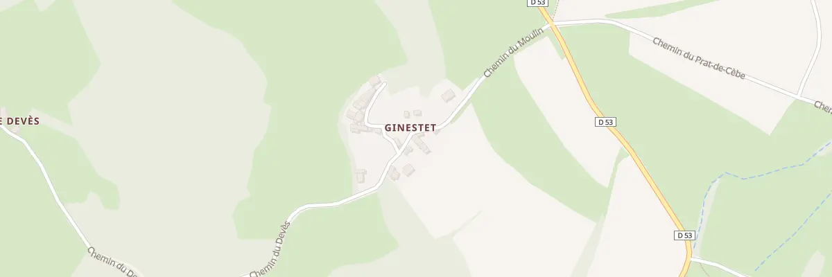 Plan du 3 Che du Moulin à Castanet-le-Haut