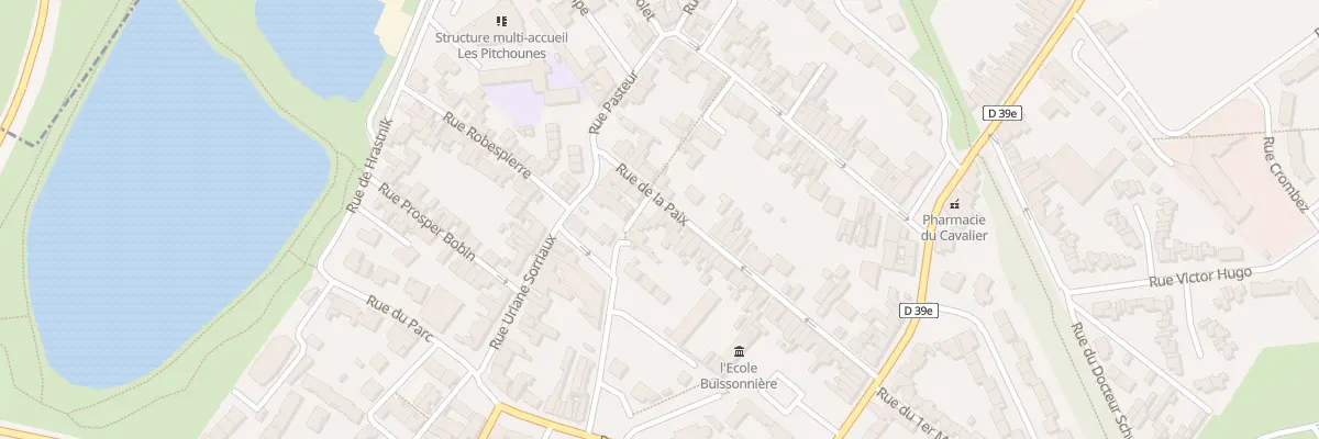 Plan du 43 Rue de la Paix à Montigny-en-Gohelle