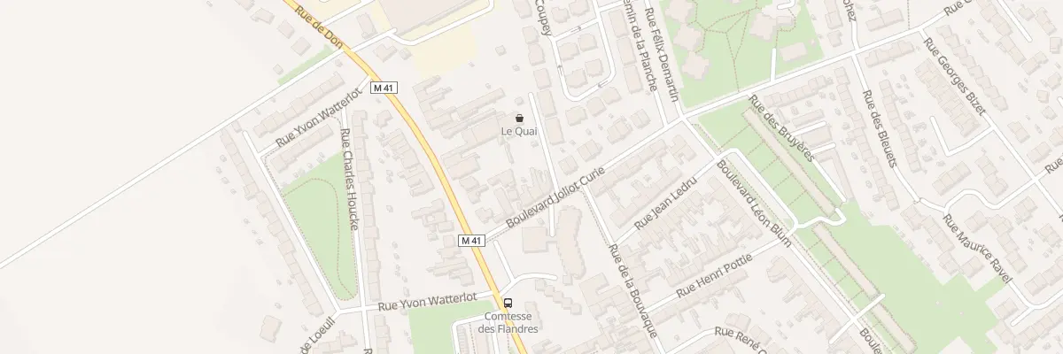 Plan du 5 Bd Joliot-Curie à Annœullin