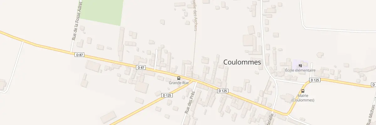 Plan du 46 Gr Grande Rue à Coulommes