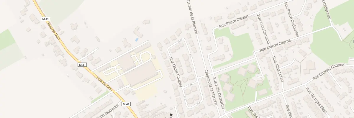 Plan du 34 Rue Oscar Coupey à Annœullin