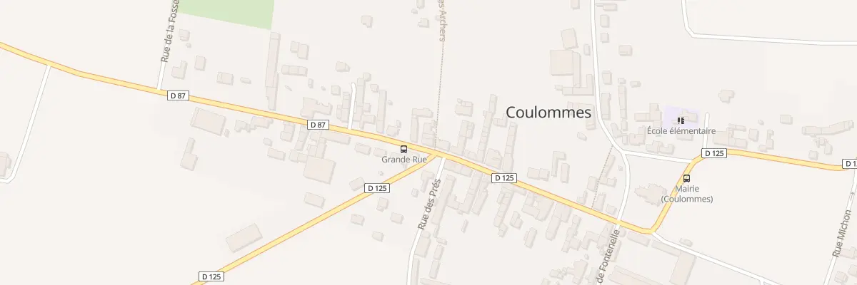 Plan du 44 Gr Grande Rue à Coulommes