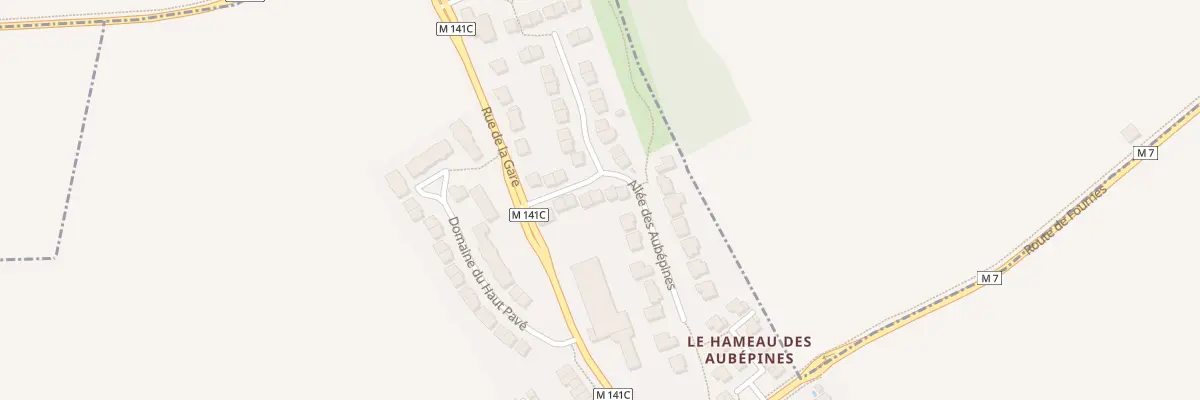 Plan du 52 All des Aulnes à Erquinghem-le-Sec