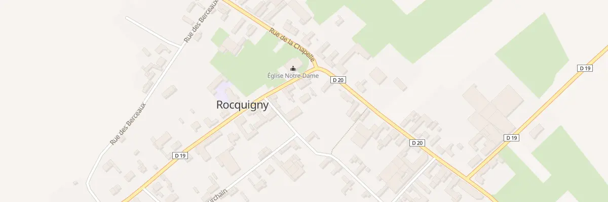 Plan du 25 Rue de l’Abbaye à Rocquigny