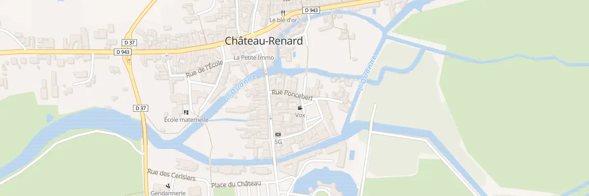 Plan du 34 Rue Poncebert à Château-Renard