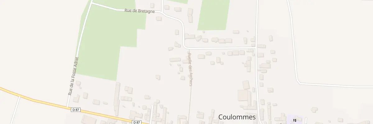 Plan du 11 Rle des Archers à Coulommes