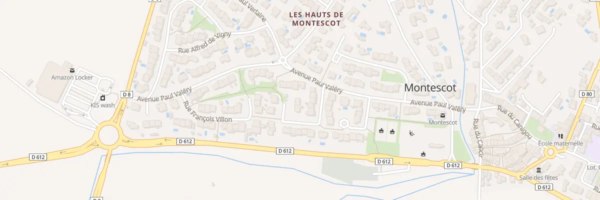 Plan du 13 Rue Victor Hugo à Montescot