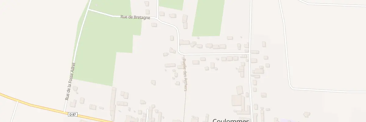 Plan du 13 Rle des Archers à Coulommes