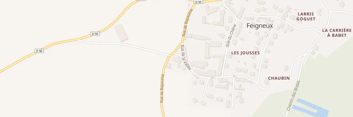 Plan du 9 Rue de Bapaume à Feigneux