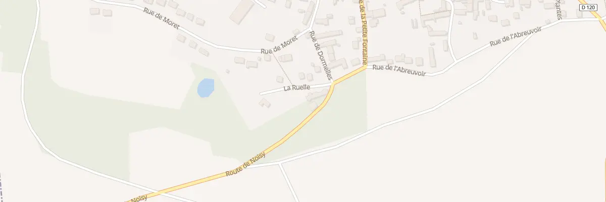 Plan du 18 Rue de Dormelles à Noisy-Rudignon