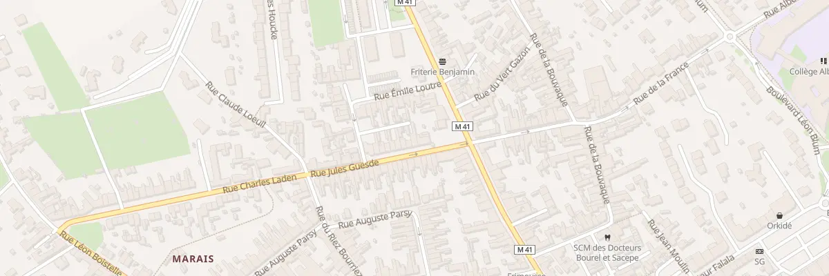 Plan du 4 Rue Jules Guesde à Annœullin