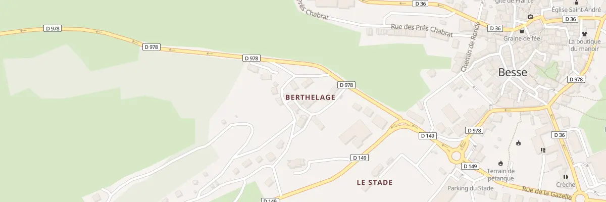 Plan du 2 Rue des Genêts à Besse-et-Saint-Anastaise