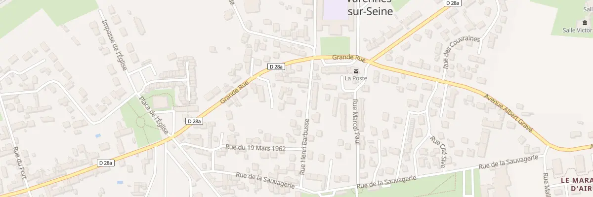 Plan du 12 Rue Henri Barbusse à Varennes-sur-Seine