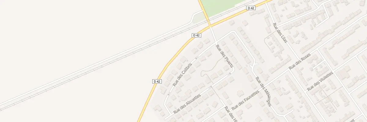 Plan du 15 Rue des Colibris à Biache-Saint-Vaast