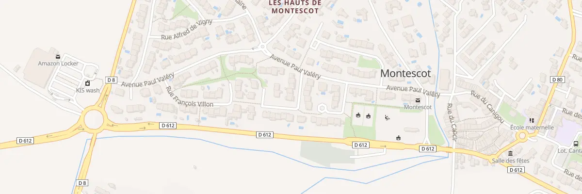 Plan du 9 Rue Victor Hugo à Montescot
