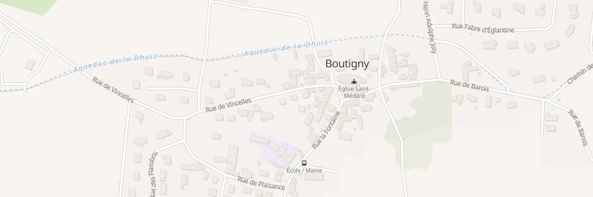 Plan du 9 Rue de Vincelles à Boutigny