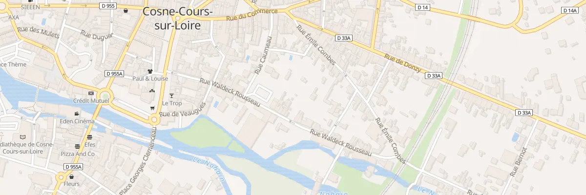 Plan du 27 Rue Waldeck Rousseau à Cosne-Cours-sur-Loire