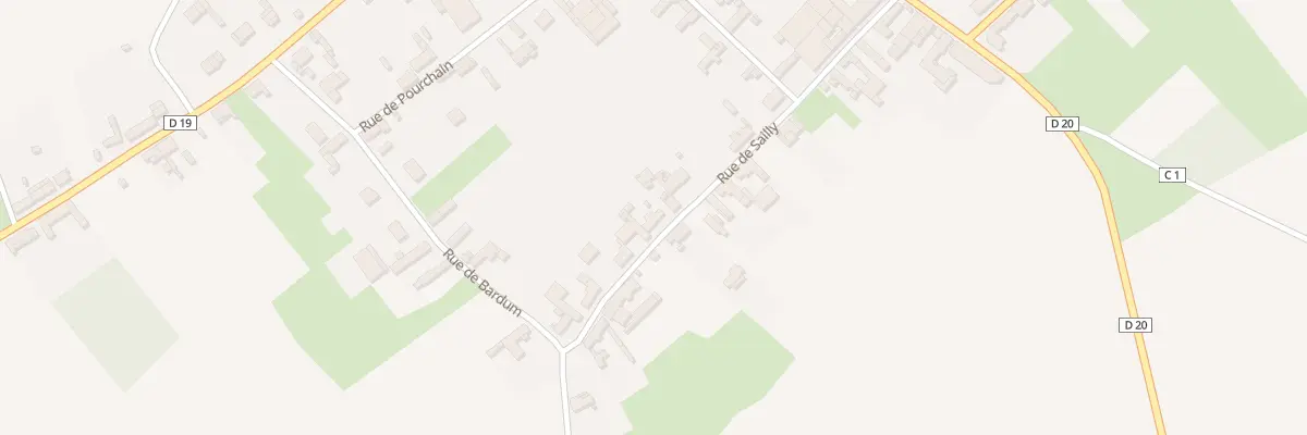 Plan du 13 Rue de Sailly à Rocquigny