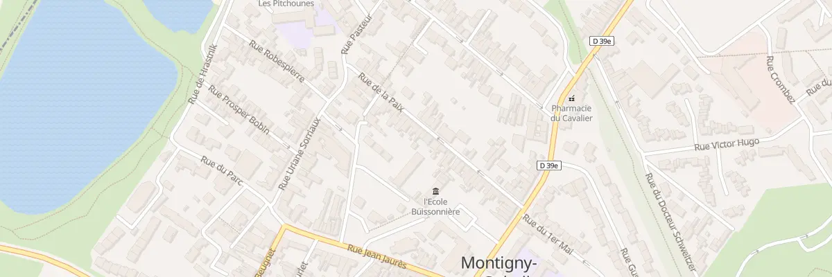 Plan du 31 Rue de la Paix à Montigny-en-Gohelle