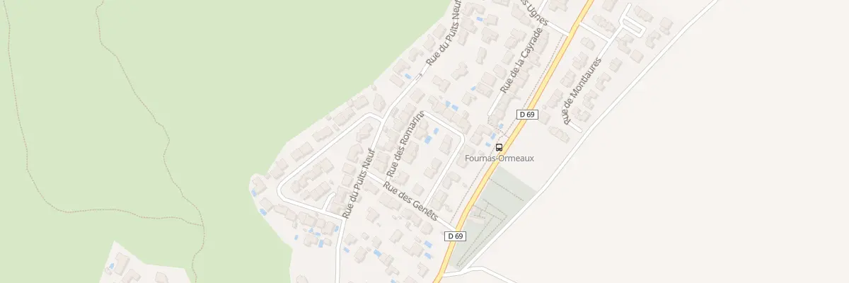 Plan du 13 Rue des Romarins à Montredon-des-Corbières