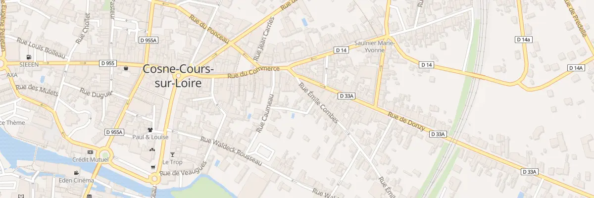 Plan du 6 Rue Emile Combes à Cosne-Cours-sur-Loire