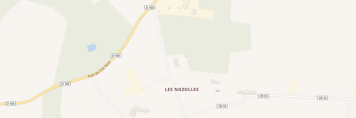 Plan du 5250 Les Nozolles à Saint-Firmin-des-Bois