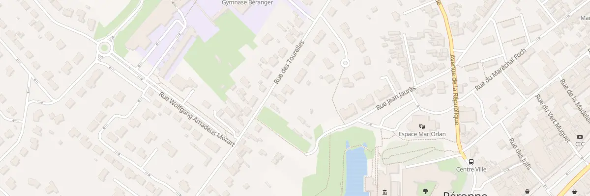 Plan du 29 Rue des Tourelles à Péronne