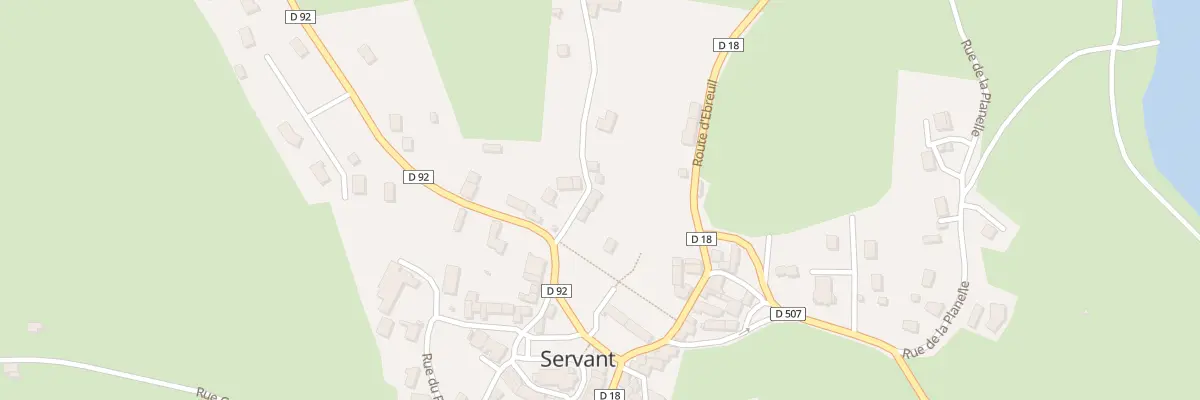 Plan du 4 Rue des Chablets à Servant