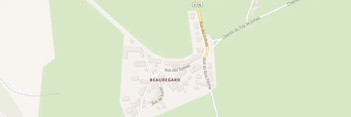 Plan du 20 Rue des Estives - Beauregard à Saint-Ours